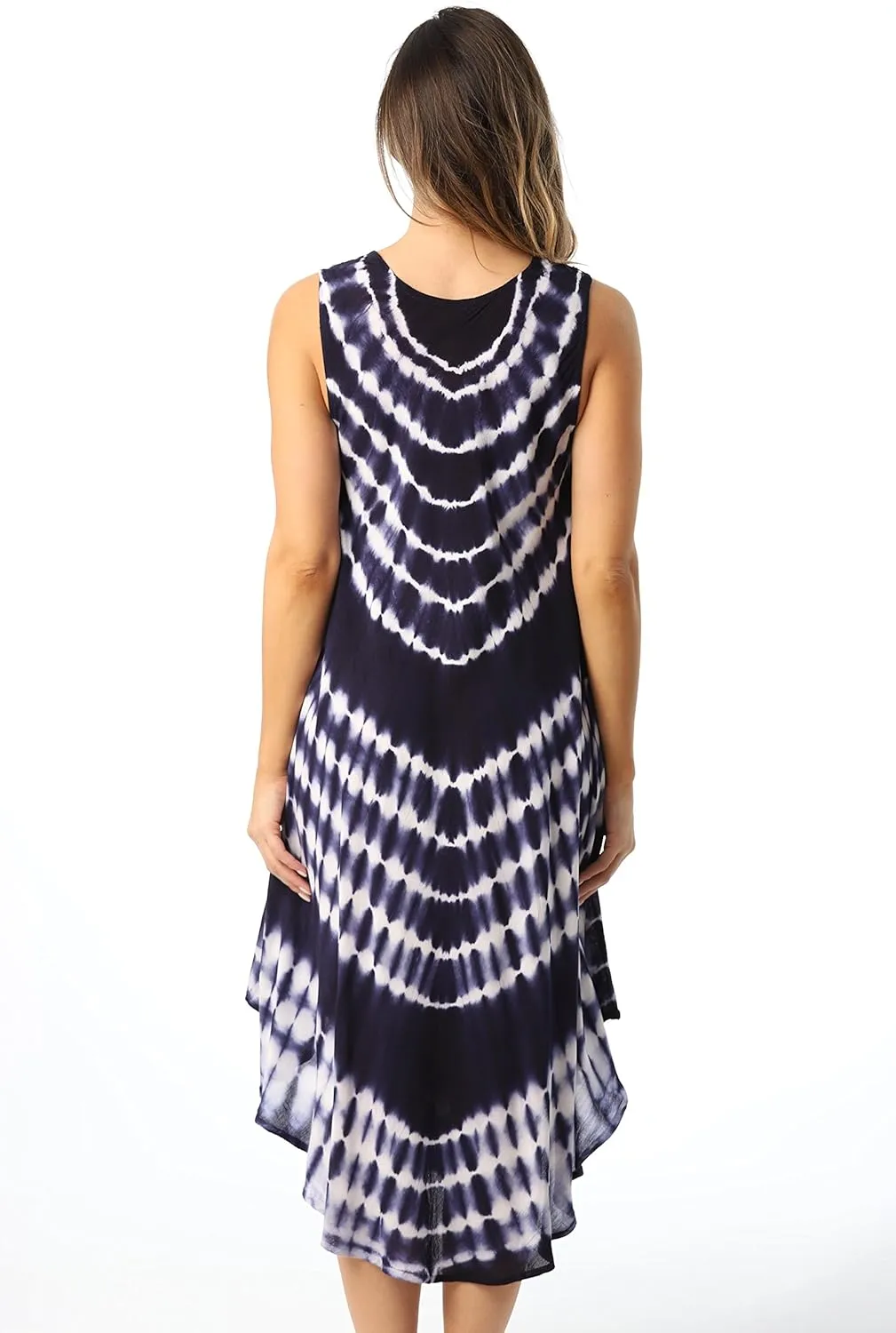 Riviera Sun Tie Dye Summer Dress - Beach Cover Up