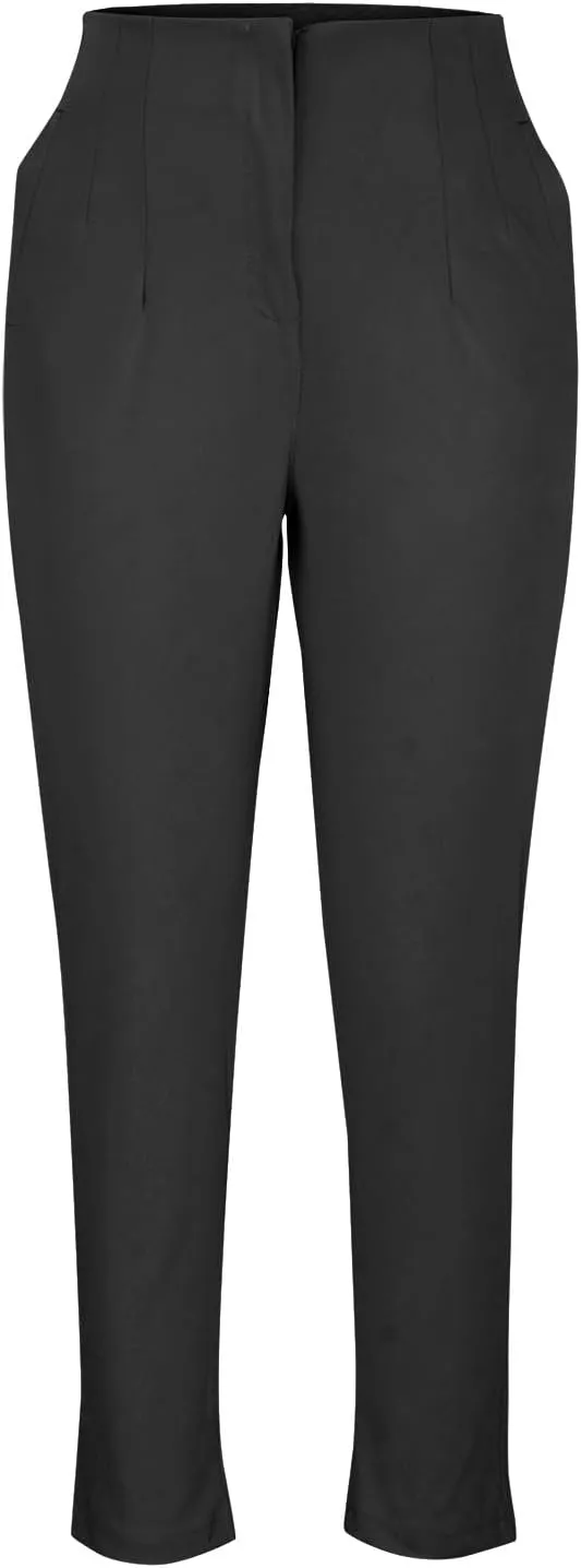 Ruziyoog High Waist Skinny Pants for Women Soft Stretchy Slim Fit Trousers Casual Work Office Pants