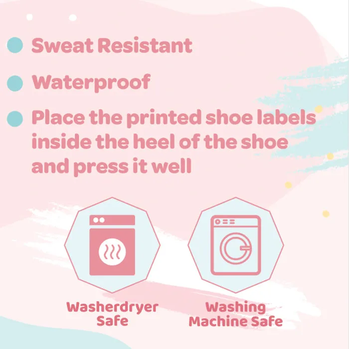 Shoe Labels Pack - Animals -  12 Pairs