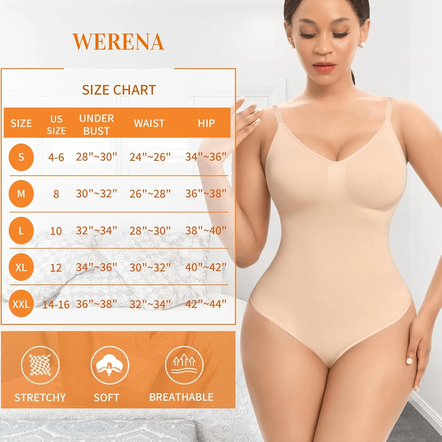 Slimming Shapewear Bodysuit for Women Tummy Control Sculpting Body Shaper Thong Bodysuit Shaping Tank Tops
