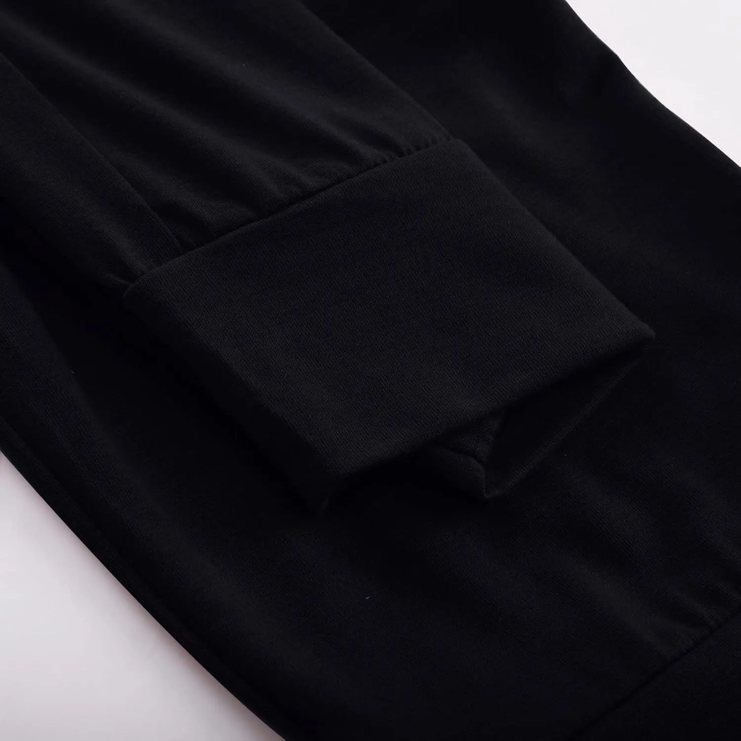Sweatpants Women Workout Leggings Stretch High Waist Casual Cargo Pants Button Pockets Yoga Gym Loose Fit Trousers