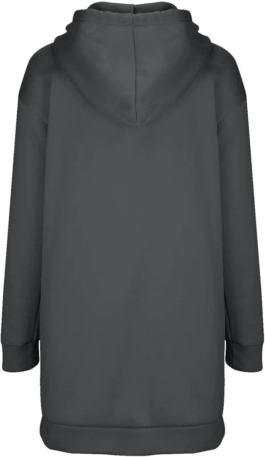 The Warmy Oversized Hoodie Dress for Womens Long Sleeve Pullover Tops with Pocket Fashion Fall Winter Hood