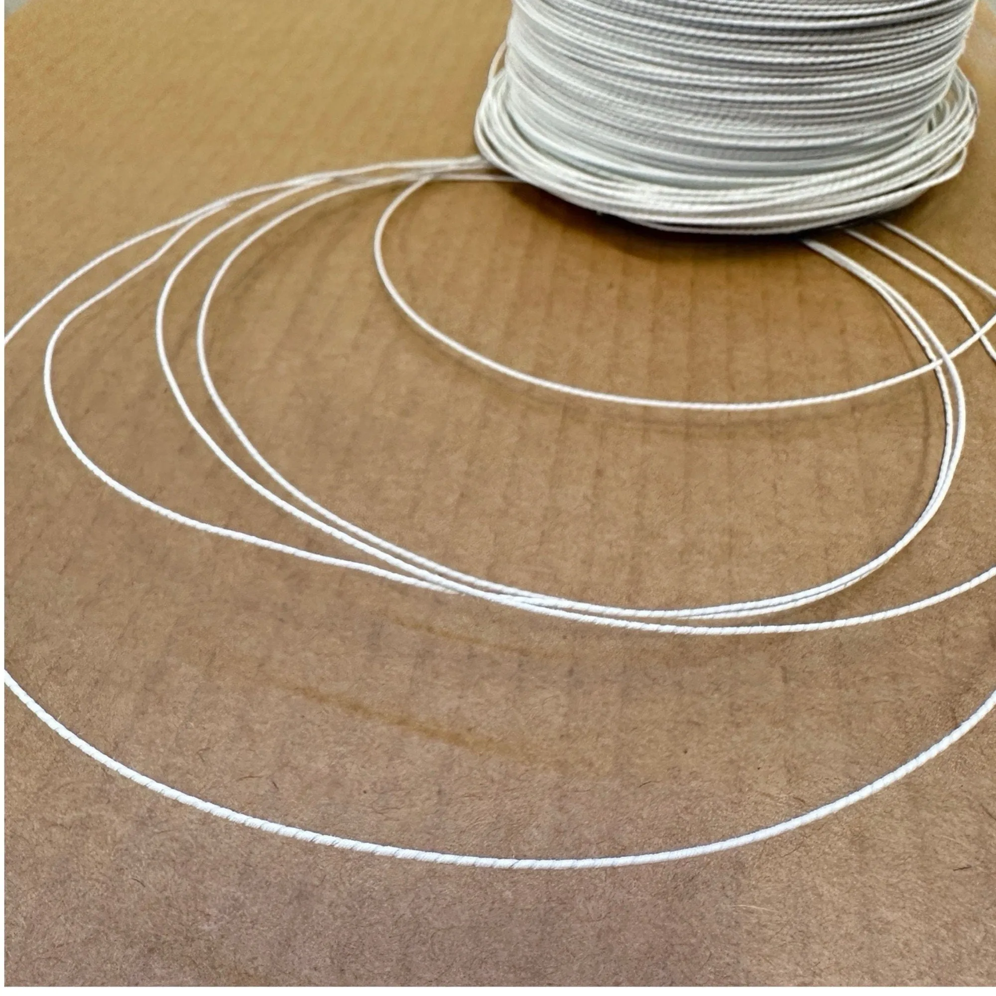 Thin Flexible Cotton-Covered Millinery Wire for Millinery Crafting and Floral Design 1 meter x 0.44mm