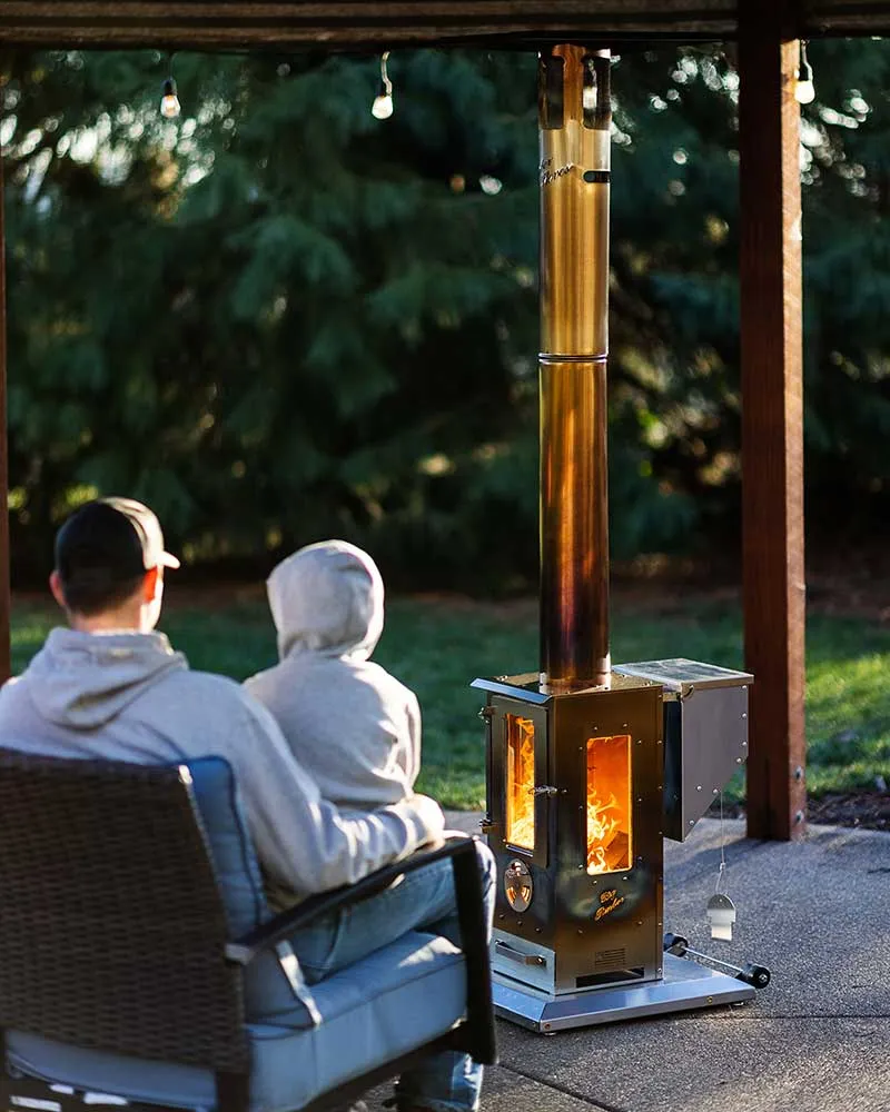 Timber Stoves Big Timber Wood Pellet Patio Heater