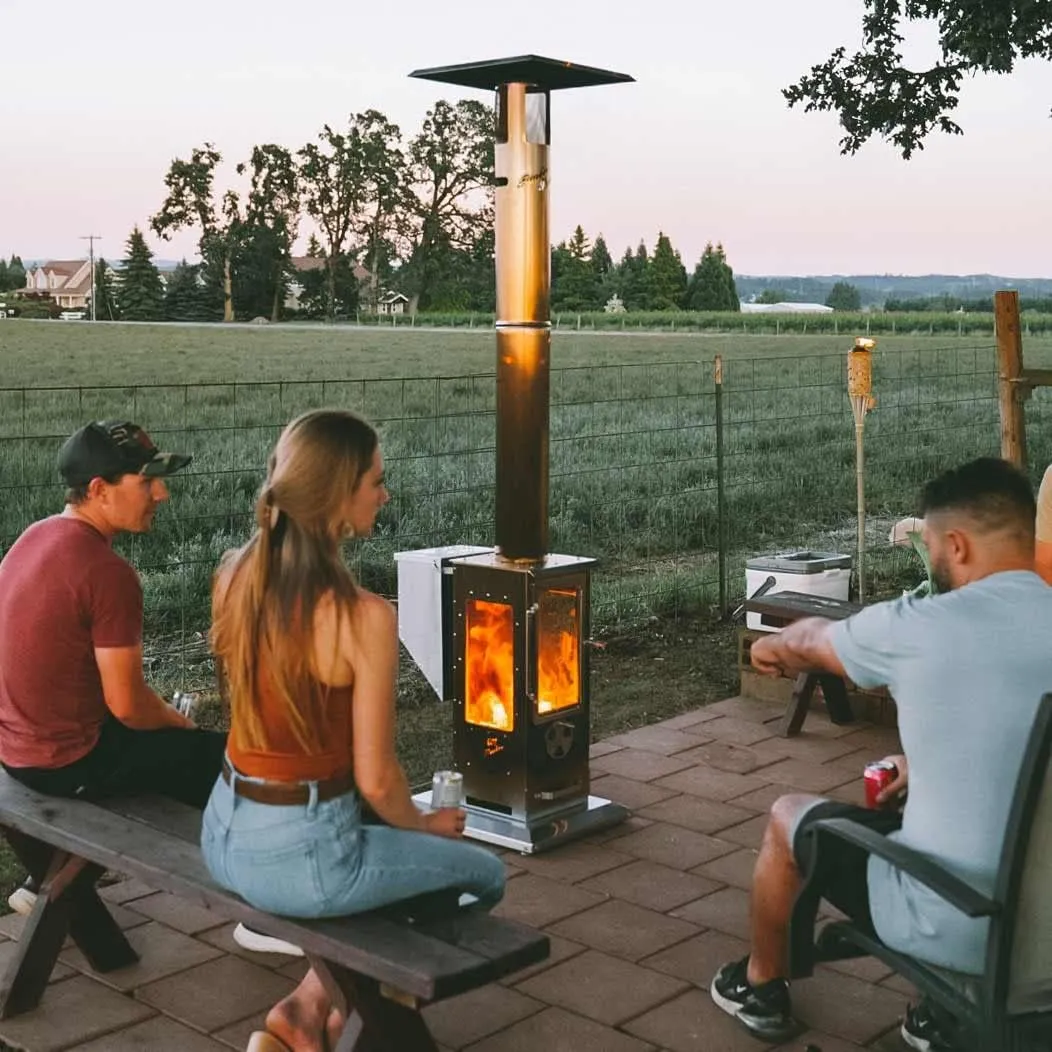 Timber Stoves Big Timber Wood Pellet Patio Heater