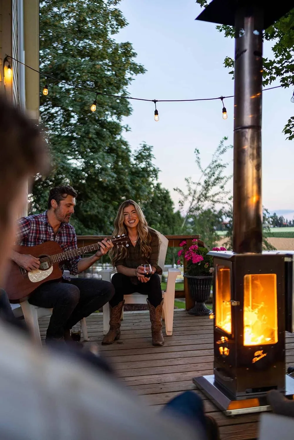 Timber Stoves Big Timber Wood Pellet Patio Heater