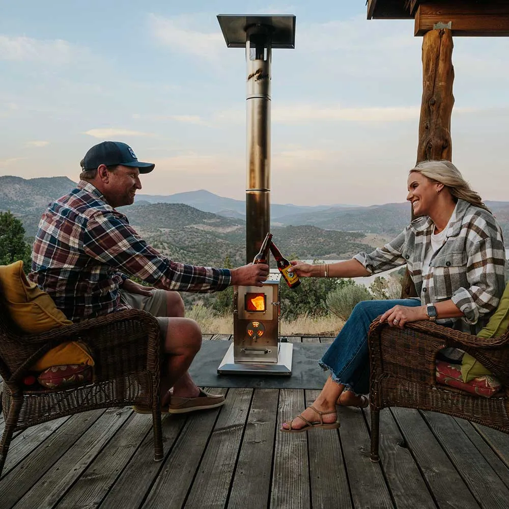 Timber Stoves Lil' Timber Wood Pellet Patio Heater