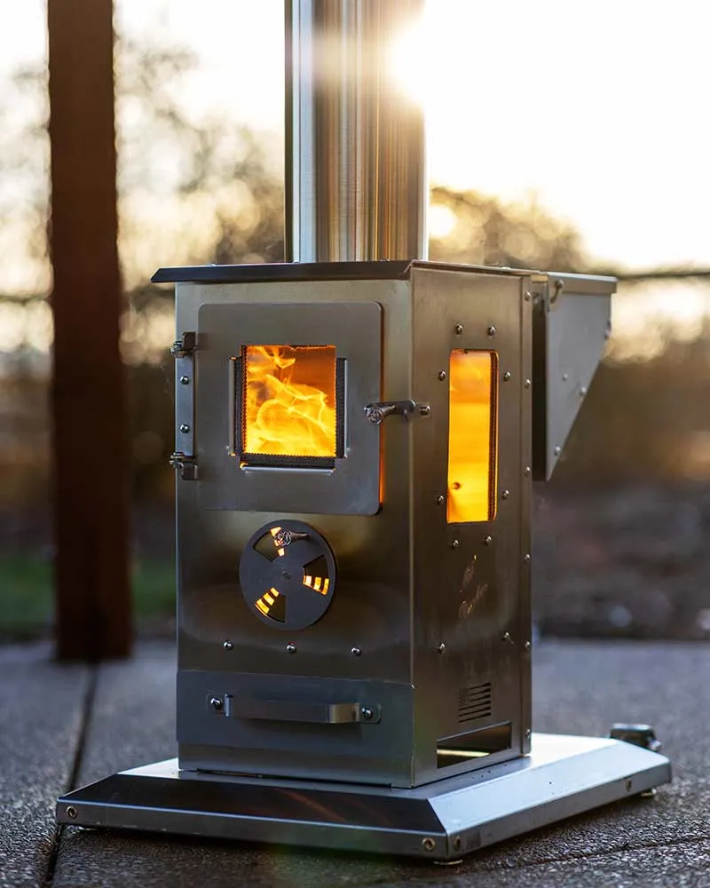 Timber Stoves Lil' Timber Wood Pellet Patio Heater