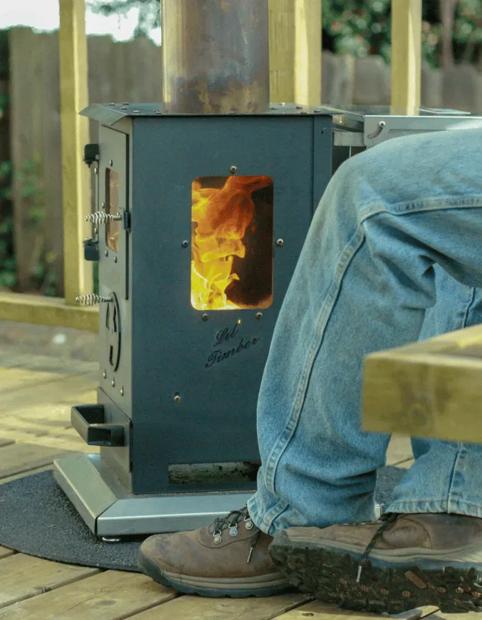 Timber Stoves Lil' Timber Wood Pellet Patio Heater