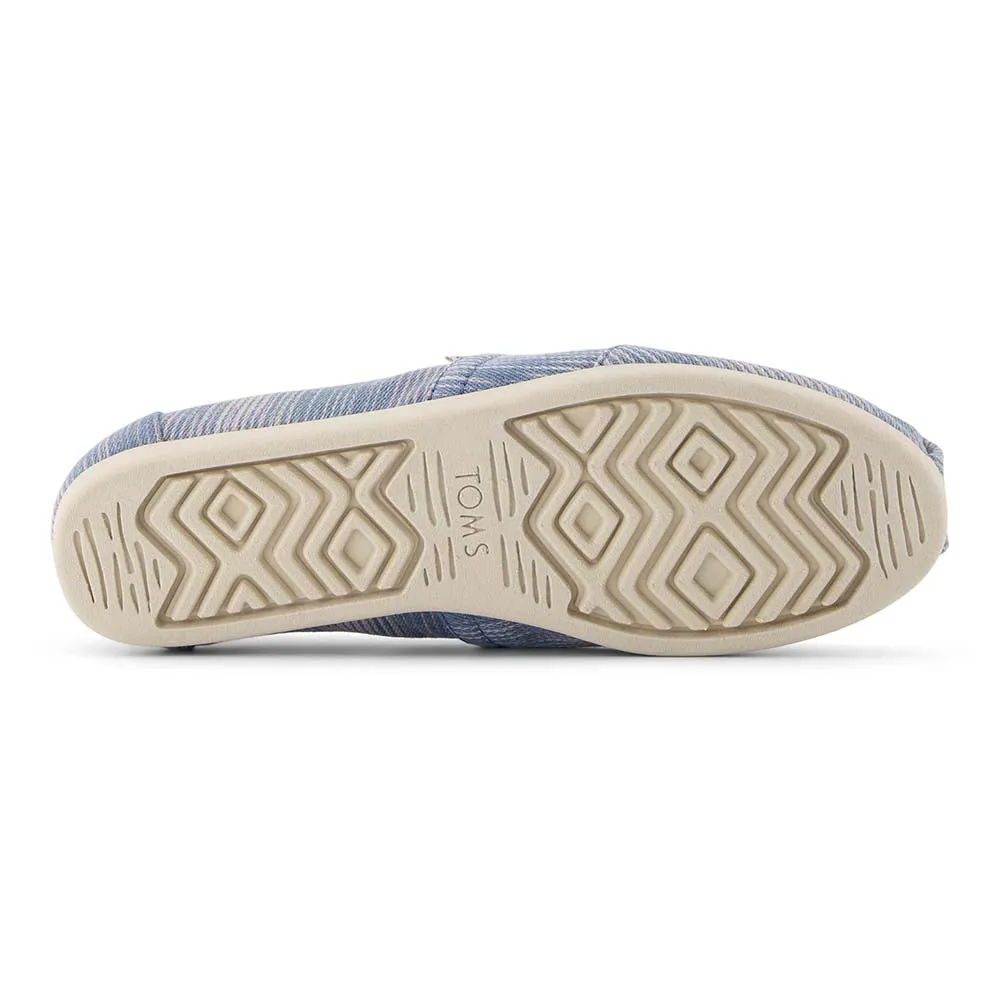 TOMS Women Alpargata Novelty Shoes - Pastel Blue Denim