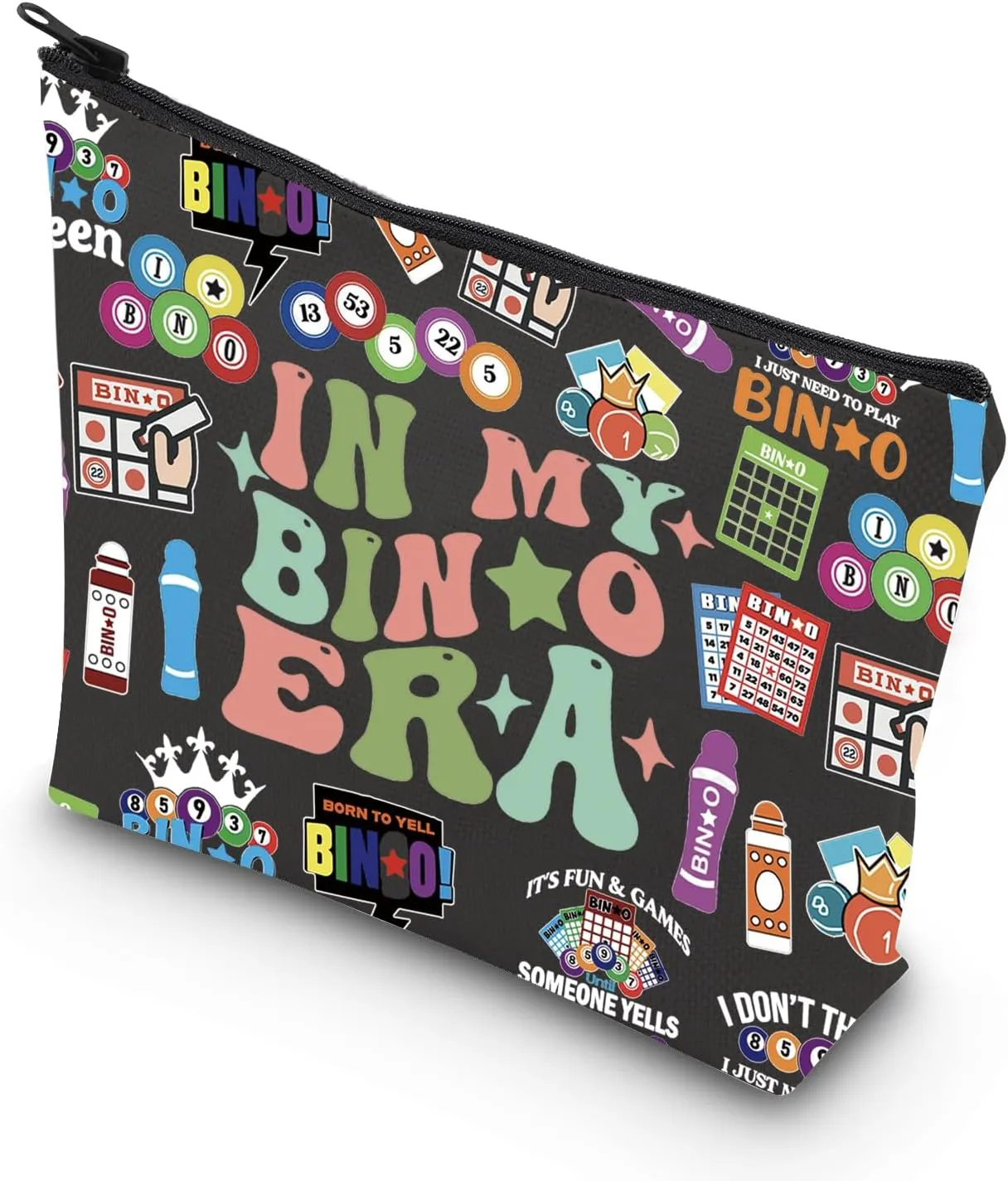 TSOTMO Funny Player Gift Lucky Bag In My Game Bag For Women Game Lover(BLK-BIN ERA)