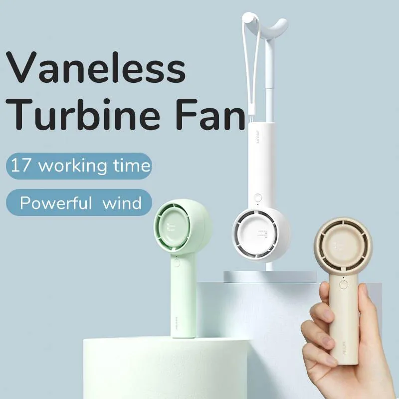 Ultra-Quiet Rechargeable Bladeless Handheld Fan