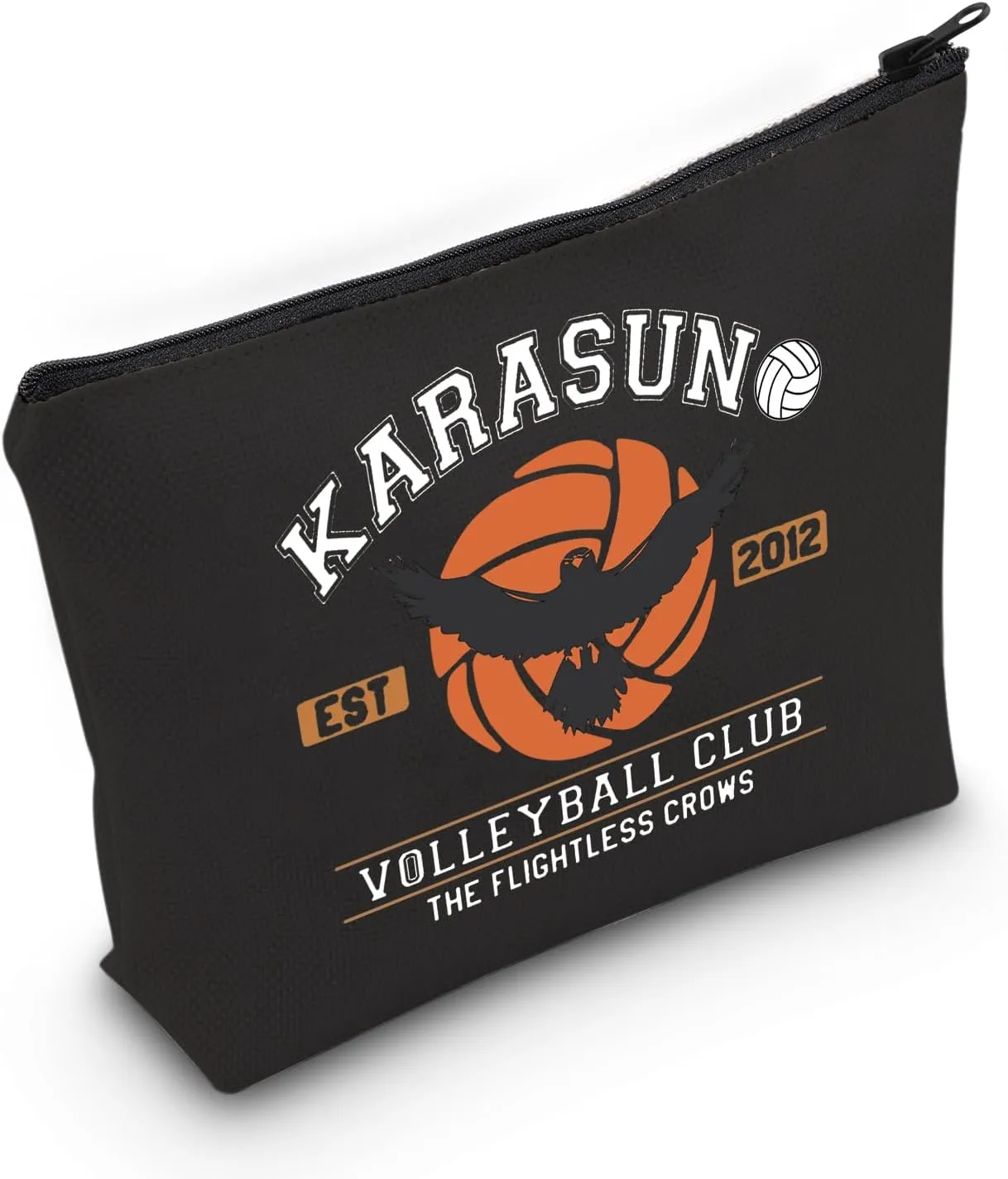 WCGXKO Anime Lover Volleyball Club Makeup Bag - Japanese Volleyball Anime Cosmetic Pouch