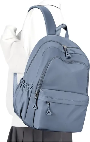 winspansy Backpack for School Teenage Girls Boys,Waterproof Lightweight School Bags Travel Daypack Simple Cute College Backpack Rucksack for Women Men fit 14 Inch Laptop,Jewelry Blue
