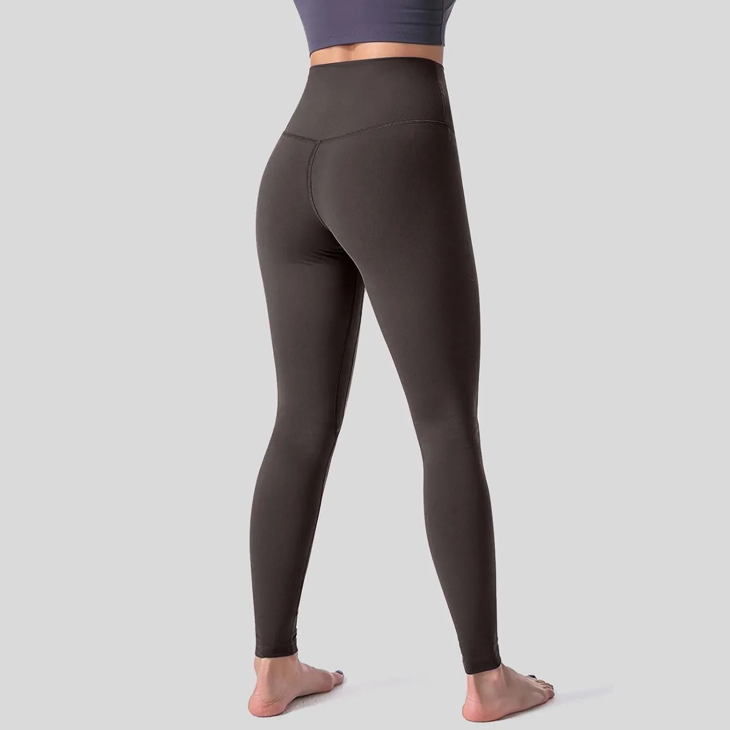 Women High Waisted Leggings Stretch Slim Butt Lifting Yoga Pant Through Tummy Control Sport Gym Lounge Tights Trouser