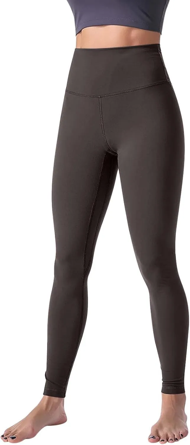 Women High Waisted Leggings Stretch Slim Butt Lifting Yoga Pant Through Tummy Control Sport Gym Lounge Tights Trouser