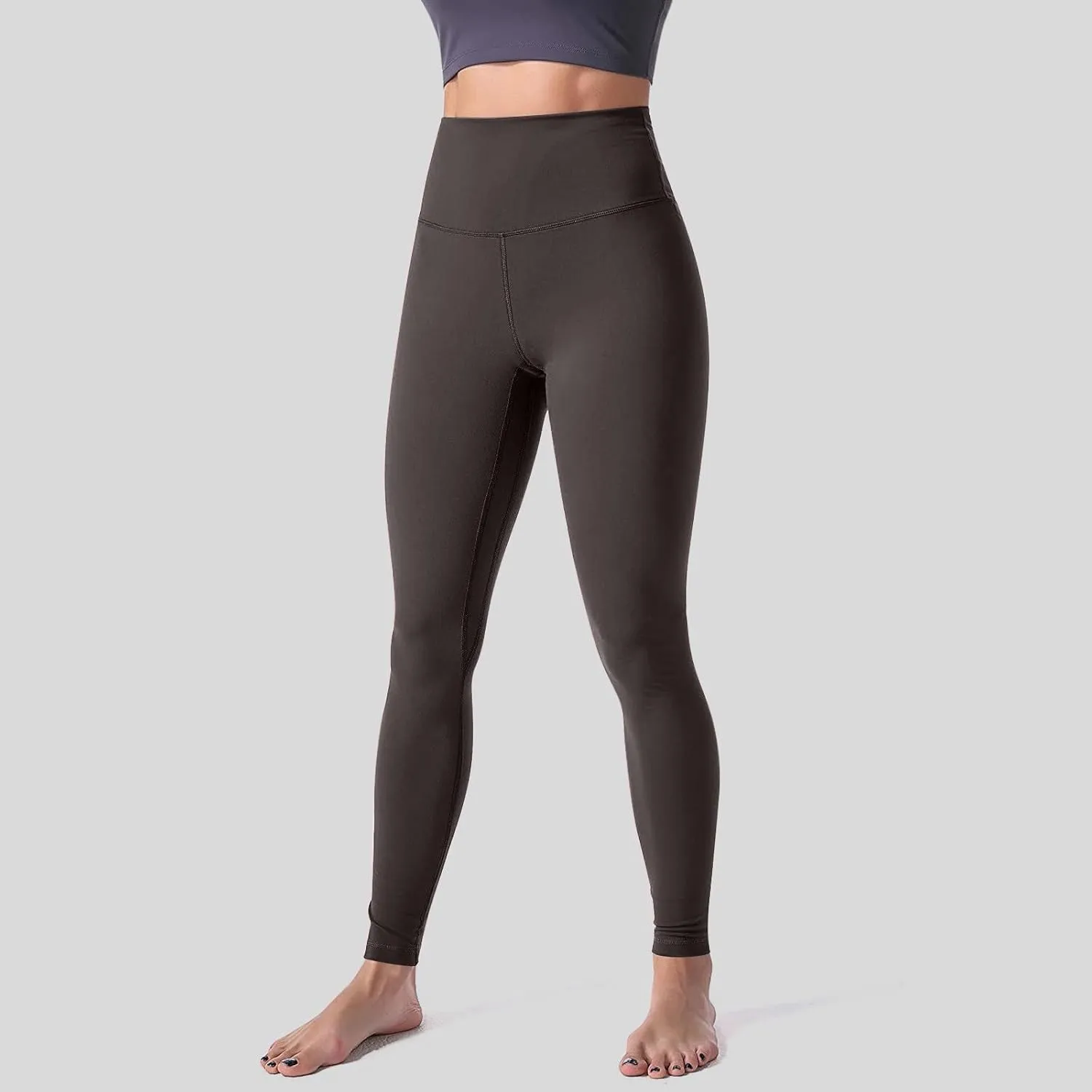 Women High Waisted Leggings Stretch Slim Butt Lifting Yoga Pant Through Tummy Control Sport Gym Lounge Tights Trouser