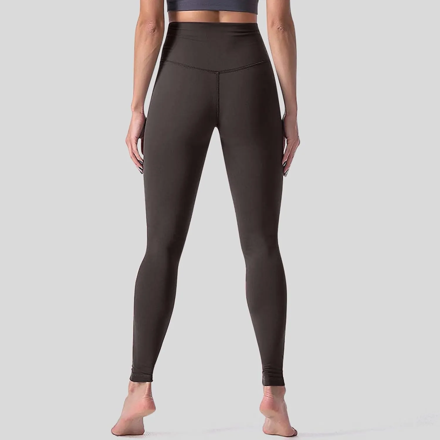 Women High Waisted Leggings Stretch Slim Butt Lifting Yoga Pant Through Tummy Control Sport Gym Lounge Tights Trouser