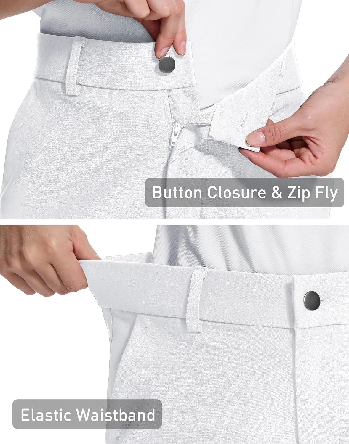 Womens 5" Golf Hiking Shorts with Pockets Quick Dry Stretchy Shorts for Women Mid Rise Dressy Work Casual Summer