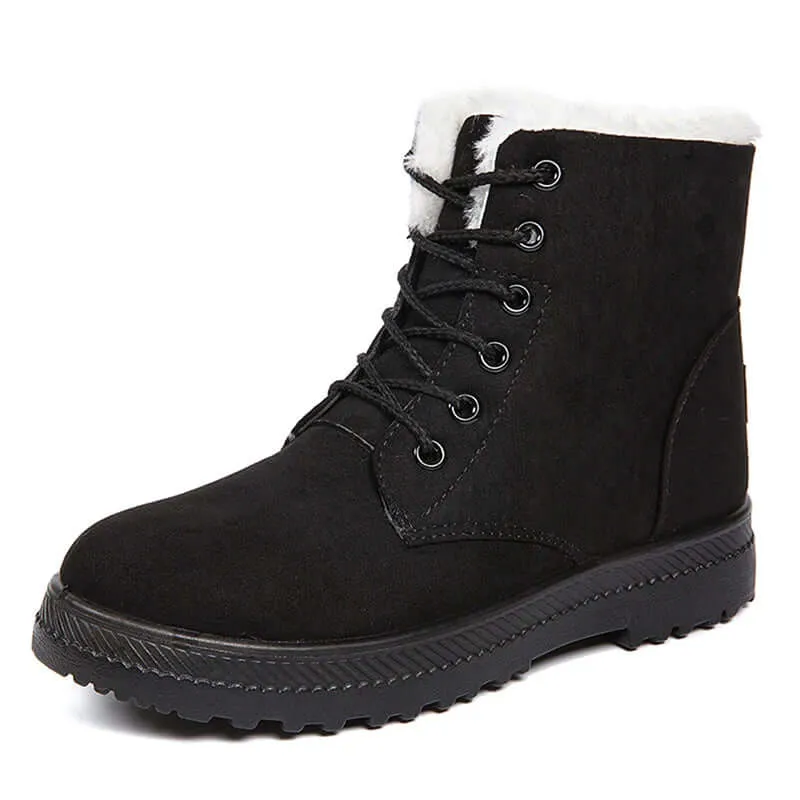 Women's Lace-Up Chunky Sole Boots