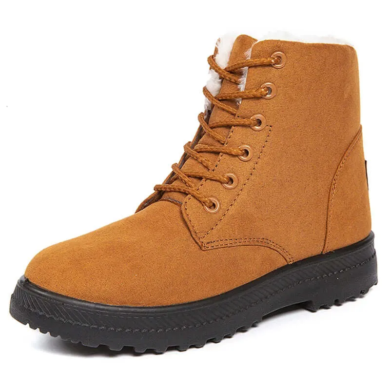 Women's Lace-Up Chunky Sole Boots