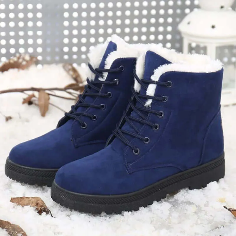 Women's Lace-Up Chunky Sole Boots