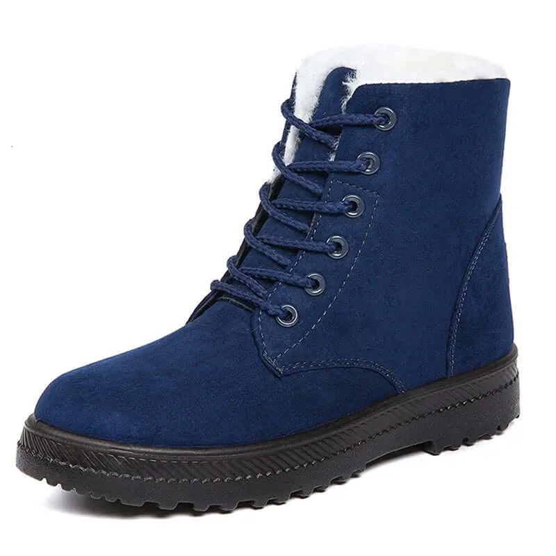 Women's Lace-Up Chunky Sole Boots