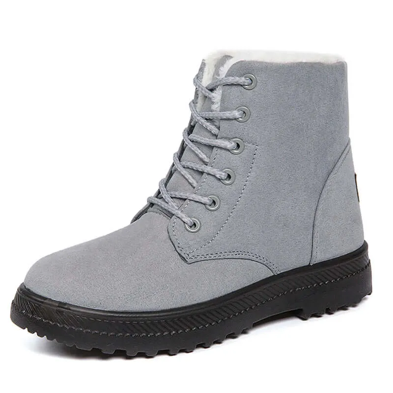 Women's Lace-Up Chunky Sole Boots