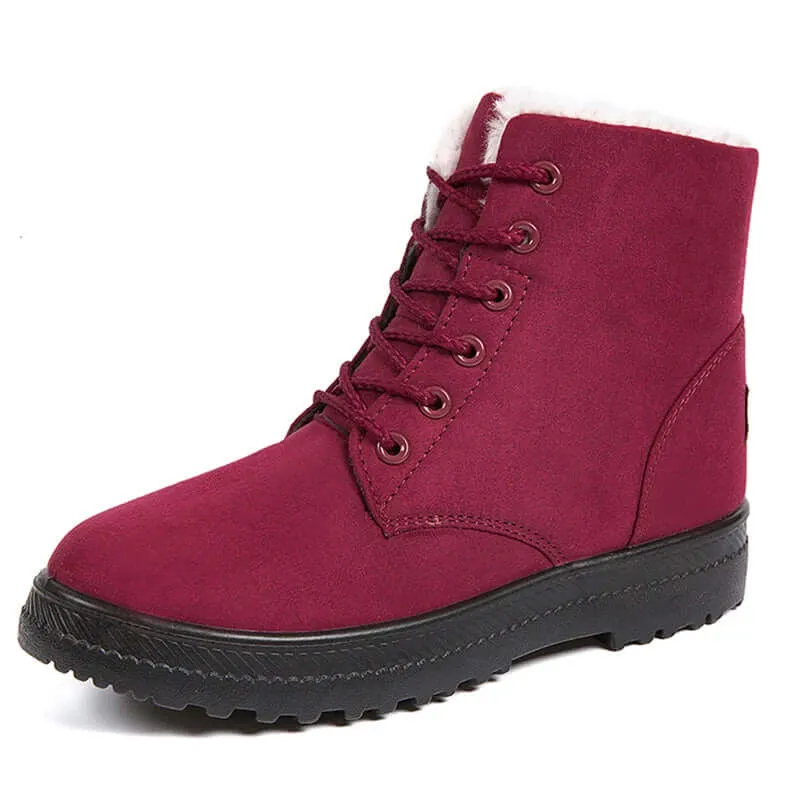 Women's Lace-Up Chunky Sole Boots