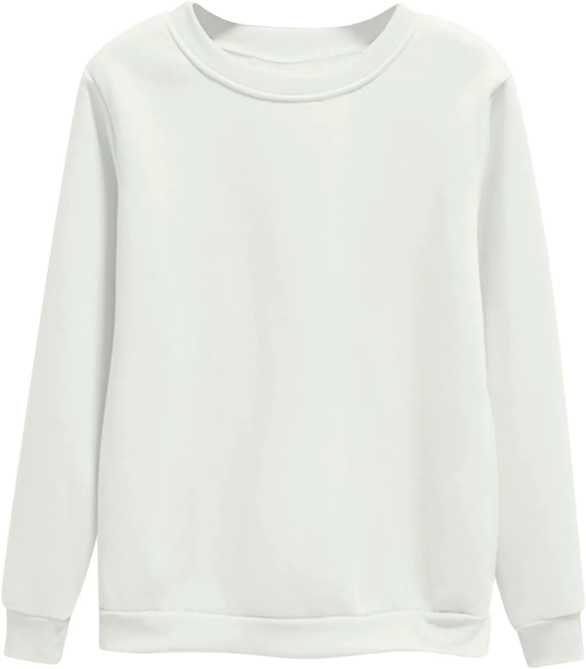 Women's Oversized Round Neck Sweatshirts Long Sleeve Turtleneck Velvet Sweatshirt,2024 Fall&Winter Trendy Women Top