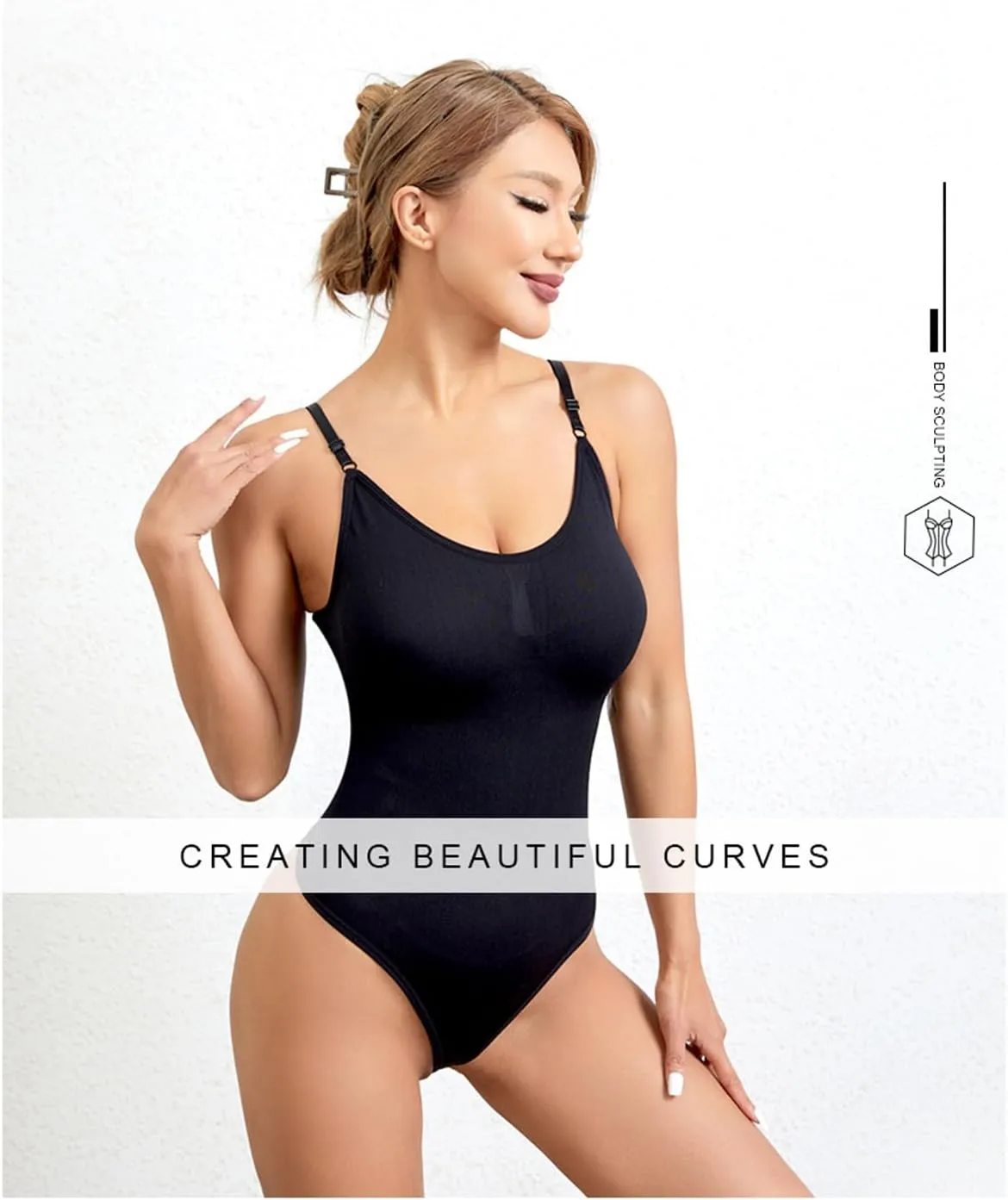 Women's Shapewear Bodysuits Tummy Control Body Shaper for Women Skims Seamless Shapewear Bodysuit S-XXL