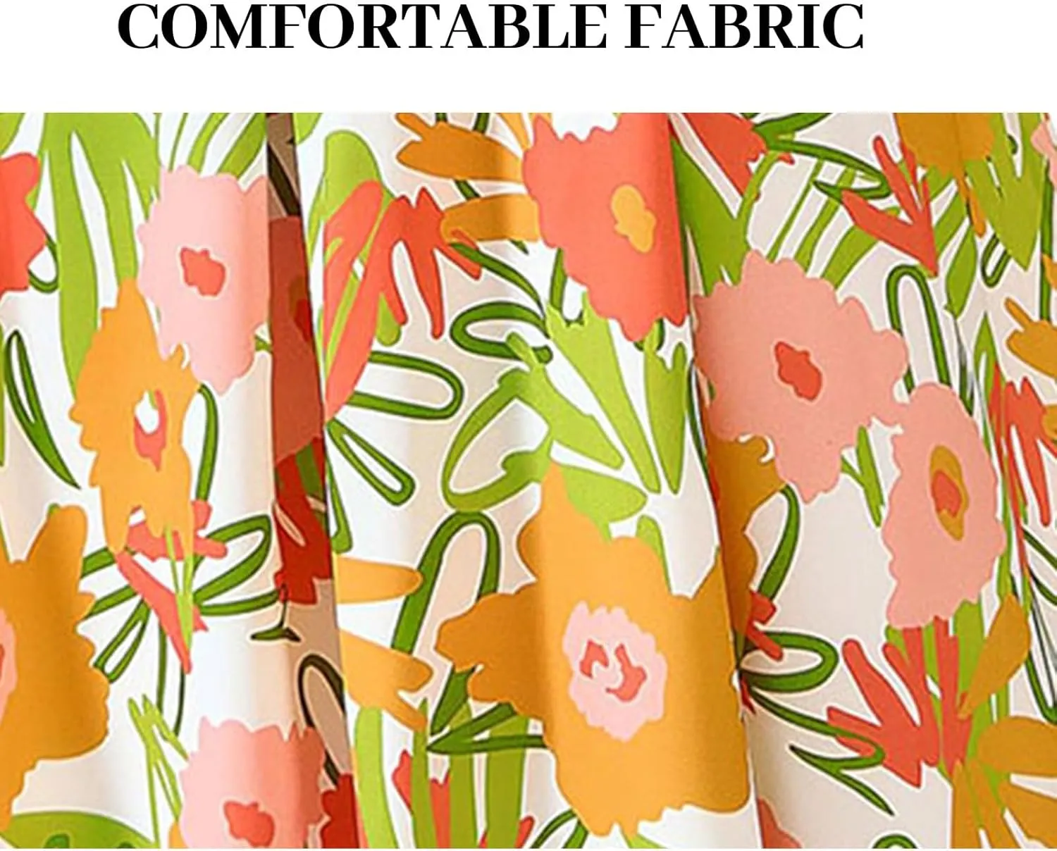 Womens Summer Boho Dress Floral Square Neck Spaghetti Strap Flowy Dress Ruffle A Line Beach Swing Maxi Long Sundress