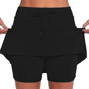 Women's Tennis Golf Skirts High Waisted with Pockets Inner Shorts for Athletic Skorts Sports Y2K Summer Gym Workout Outfits