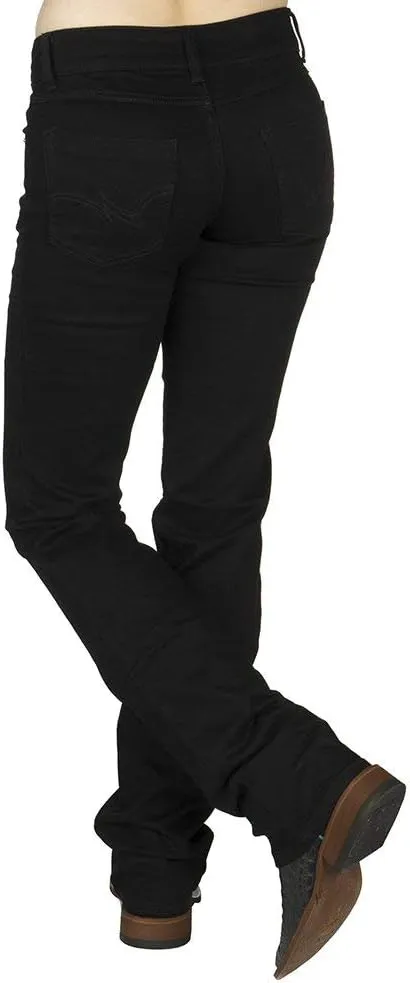 Wrangler Women's Cash Mid Rise Vented Hem Ultimate Riding Jean