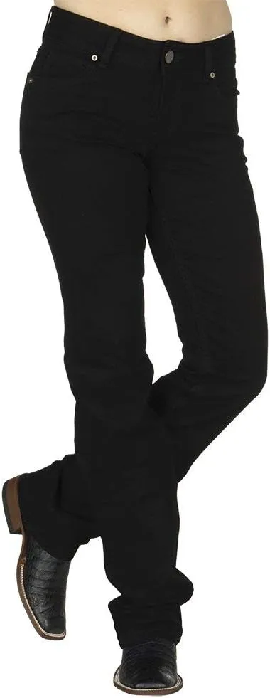 Wrangler Women's Cash Mid Rise Vented Hem Ultimate Riding Jean