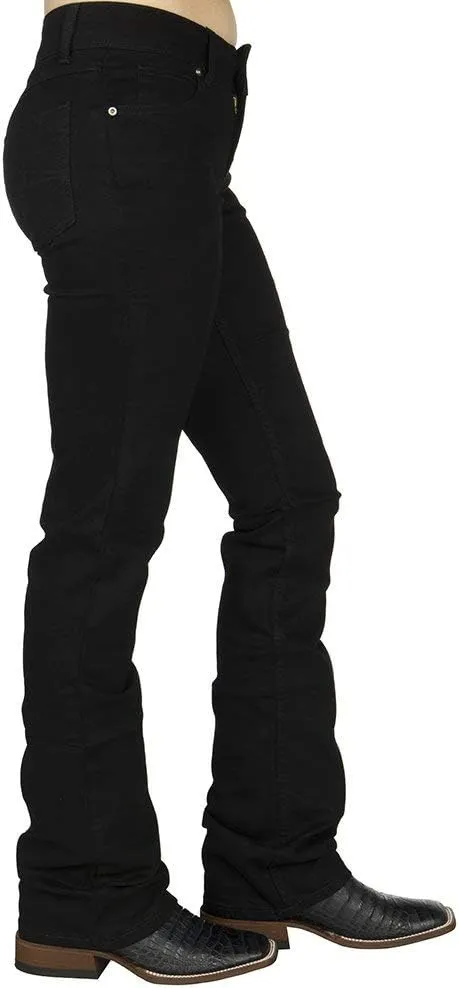 Wrangler Women's Cash Mid Rise Vented Hem Ultimate Riding Jean